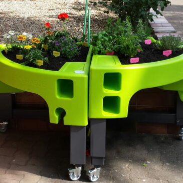 Un jardin ergonomique créé à l’EHPAD Jules Parent du CHD Stell