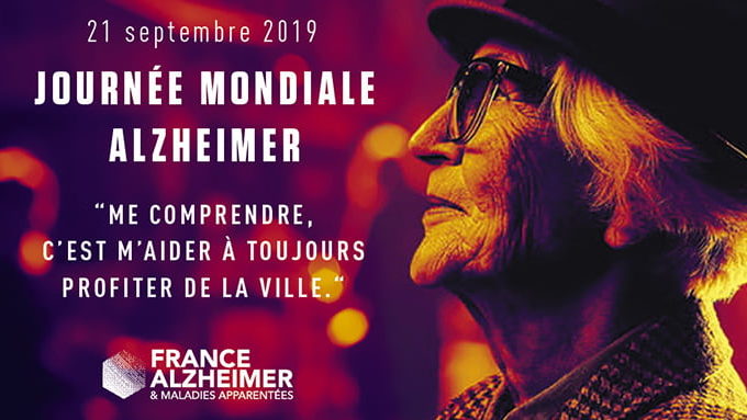 affiche journée mondiale Alzheimer 2019 France Alzheimer & Maladies apparentées
