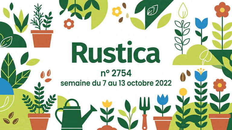Rustica parle du jardinage ergonomique dans son numéro n°2754 (semaine du 7 au 13 octobre 2022)