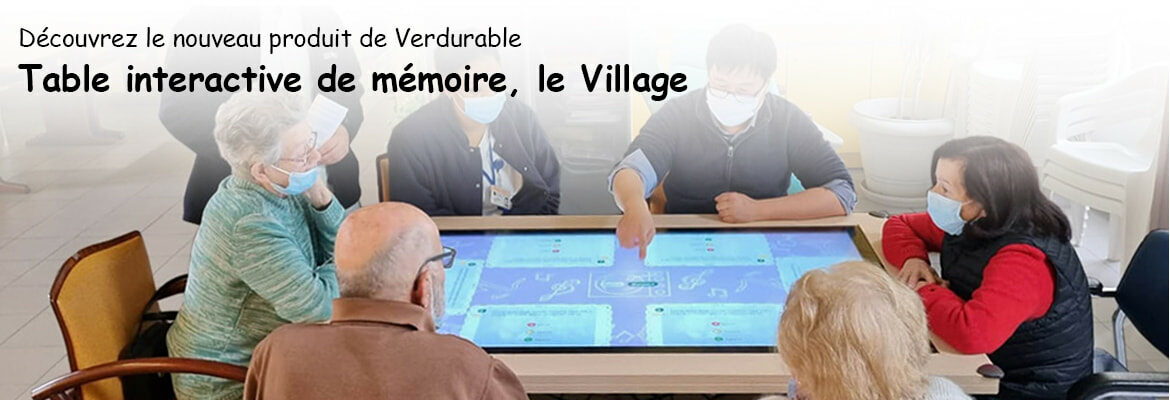 table interactive de mémoire - le Village