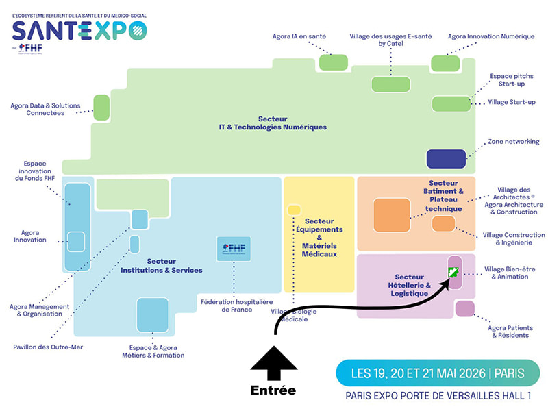 localisation de Verdurable au SantExop 2026