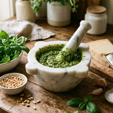 Réaliser le vrai pesto maison en atelier de cuisine thérapeutique