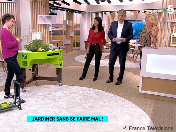 jardinière Hortense présentée dans l'émission Le Magazine de la santé de France-5